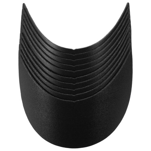 40Pièces Visière De Casquette Baseball Liner Pe Noir Durable Et