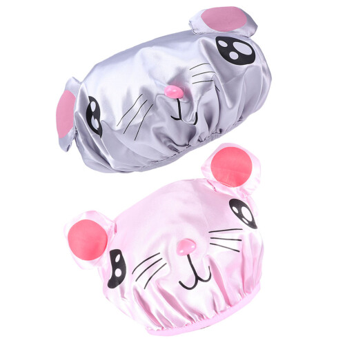10Pièces Bonnet Douche Polyvalent Enfants Respirant