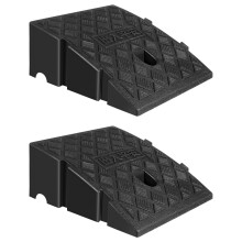 2Pièces Rampe Polyvalente Noire Pour , Fauteuil Roulant