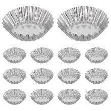 50Stk Kuchenformen Für , Wiederverwendbar, Silber