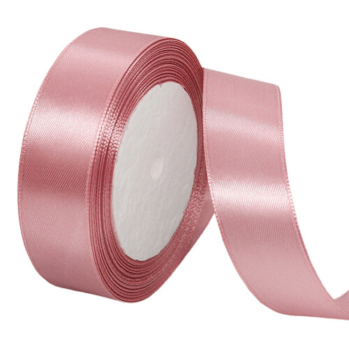 inch roze satijnen lint, 25 yards 2