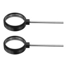6Pcs Double Lens Glass Plastic Iron for Lab Experiment Use