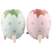 2St Veelzijdige Plastic Penhouder Dino-Ei Voor En Decor