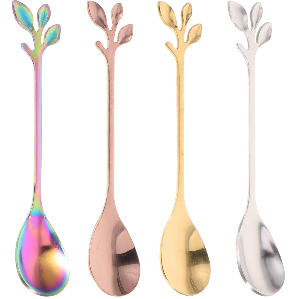 8Pcs Multi-Function Kitchen Spoons Stainless Pattern