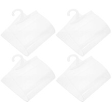 4Pièces Support PVC Transparent Pour Carte Parking Handicapé