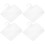 4Pièces Support PVC Transparent Pour Carte Parking Handicapé 1