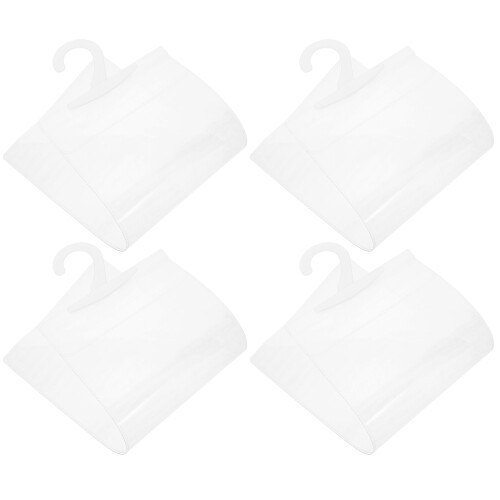 4Pièces Support PVC Transparent Pour Carte Parking Handicapé