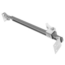 5Pièces Barre Verrou Fenêtre Coulissante Gris Aluminium