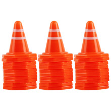 200Pièces Ensemble Mini Cônes Panneaux De Circulation Pour Enfants