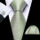 Men's Silk Tie Extra Long Solid Color Wedding Necktie 3