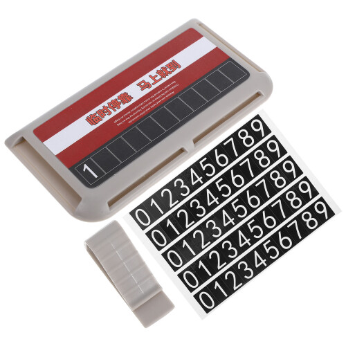 4Pièces Range Carte Et Plaque Pare- ABS Pratique Et Durable 2