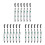 18Pièces Accessoire Golf Compteur Précis 7