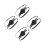 4Pcs Black Sword Holder Back Belt Durable Dual Strap Sword Carry Case 8