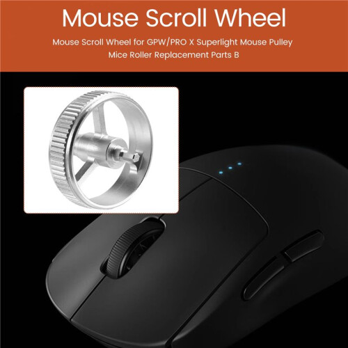 Mouse Scroll Wheel for  GPW/PRO X Superlight Mouse Pulley Mice Roller Replacement Parts B 1