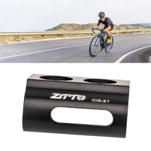 ZTTO Aluminiowy Hak Przerzutki Rowerowej Przedniej do Rowerów Szutrowych i -Country, Kompatybilny z Ramą Karbonową, Montaż Bezpośredni, Czarny