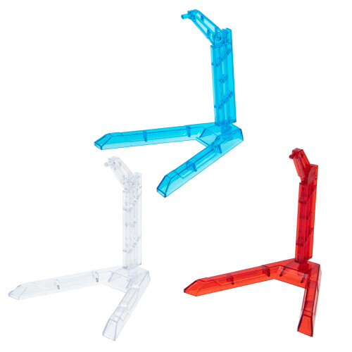 6Pièces Stand Figurine Plastique Solide Pour Présentation Colorée
