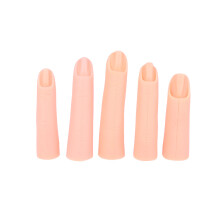 2PiĂšces Doigts Faux Nail Art Rose Pour EntraĂźnement Durable
