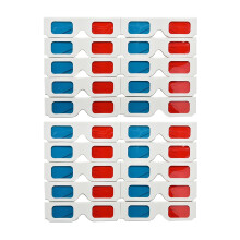 40Pièces Lunettes 3D Papier Pour Cinéma Portables Et Sûres