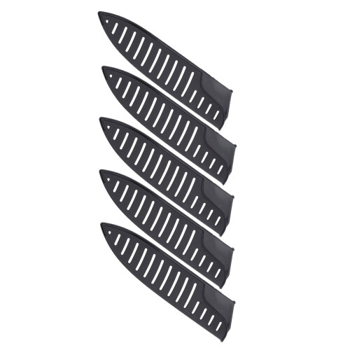 10Pièces Protège-Couteau Cuisine En Noir