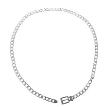 2Pièces Ceintures Punk Argentée Pour Jeans Et Jeans Femme