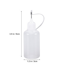 20Pièces Applicateur Colle Aiguille Plastique Projets DIY