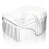 4Pièces Bols Soak Off Ongles Transparent Accessoire 1