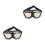 2Stk Multifunktionsbrille Windfest Abs+alu Multi Für Ski Rad 9