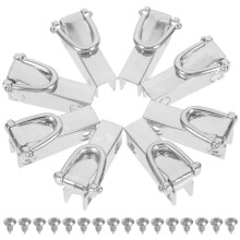 16Pièces D Rings Métal Argent Pour Sacs Colliers D Animaux DIY