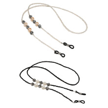 4Pièces Chaînes Lunettes Anti- Multicolores Perles