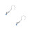 2Pcs Fastener Clamps Silver Ring Stands for Teaching Use 5