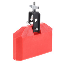 2Pièces Cloche Percussion Rouge Pour Batterie Avec Lisse