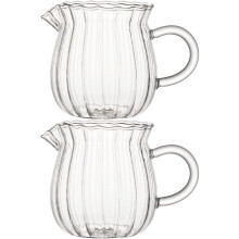 6Pièces Petites Tasses En Verre Élégantes Pour Café Boissons