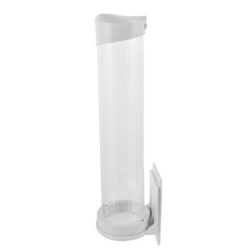 2St Wit Plastic Ijs Kegeldisplay Houder Met Automatisch Cup Ontwerp 2
