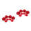 2Sets Multi ABS Hockey Pucks En Pushers Met Glijdende Plastic 4