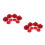 2Sets Multi ABS Hockey Pucks En Pushers Met Glijdende Plastic 5