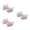 3Stk Farbenfrohe Hausschuhe Kinder Flauschig Warm 7