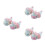 3Stk Farbenfrohe Hausschuhe Kinder Flauschig Warm 8