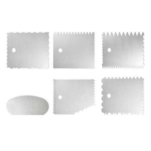 24Pièces Spatules À Crème Multilatérales Acier Inoxydable Pour Gâteaux