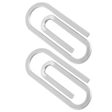 8Pièces Attaches Papier Antidérapantes En Acier Pour Bureau Et Maison