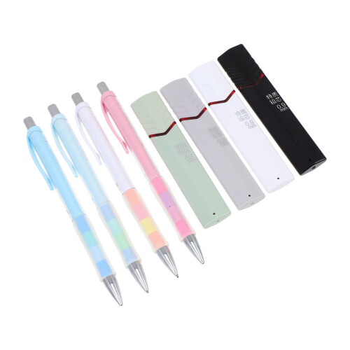 4Ensembles Stylos ABS 0.7 Multicolores Pour Étudiants