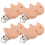 4Pièces Clips Bébé Bois Khaki Accessoires Dentition Solides 1
