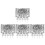 400Stk Flachkopf Dekorative Polsternägel Eisen Antik Design 6