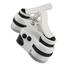 2Pièces Microscope Smartphone Clip-on LED Zoom 50X
