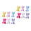 12Paare Satin Mit Schleife, Lange Kinderhandschuhe 8
