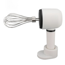 Aufladbarer elektrischer Handmixer aus Edelstahl Zweikopf kabellos zum Backen.