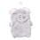 3Pièces Serviettes Bain Bébé Corail Fleece Ventouse 1