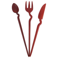 9Pcs Dark Red Wood Hair Sticks for Women Retro Chinese Updo Hairpins