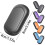 Lavendelpaarse oplaadbare handwarmers (2 stuks) 3