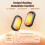 Lavendelpaarse oplaadbare handwarmers (2 stuks) 5