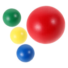 8Pièces De Croquet En Bois Colorées Pour Jeu Extérieur Durable